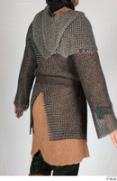  Photos Medieval Knight in mail armor 9 Medieval soldier chainmail armor cloth gambeson upper body 0007.jpg